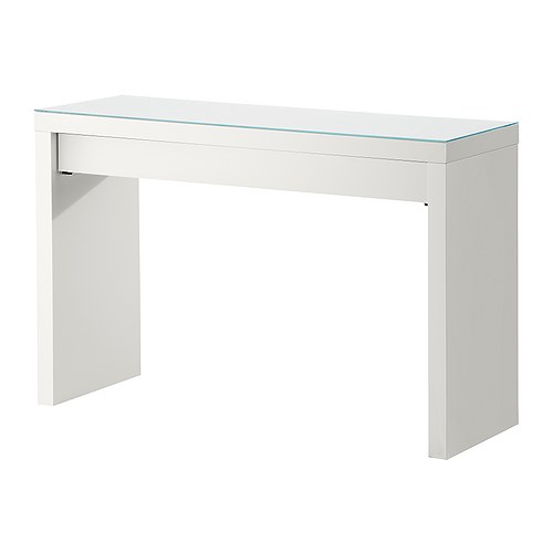 White Console Table With Storage