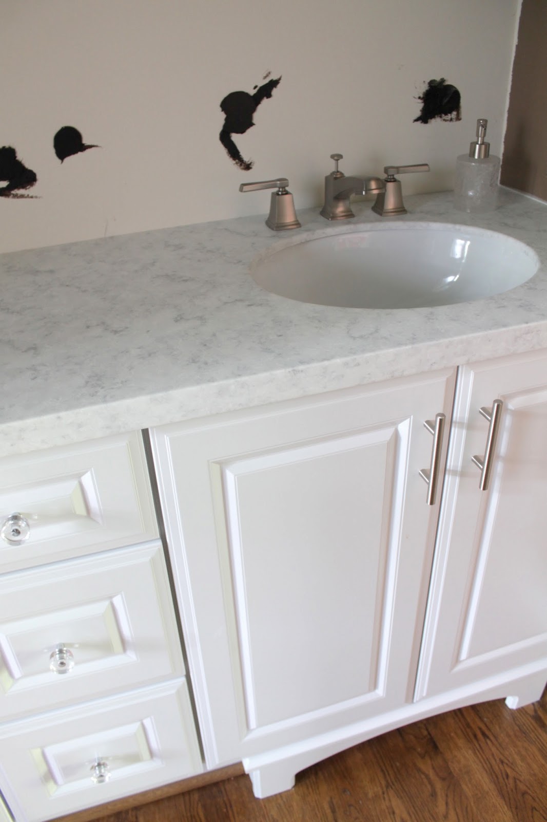 White Cultured Marble Countertops