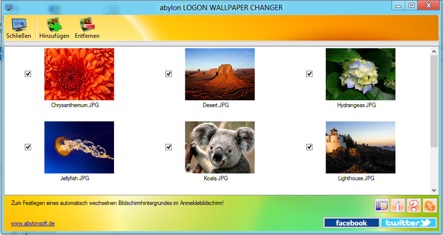 Windows 7 Logon Screen Wallpaper Changer