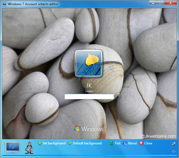 Windows 7 Logon Screen Wallpaper Changer