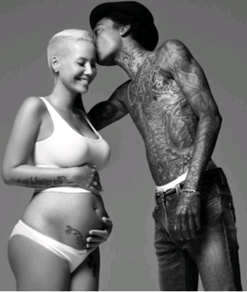 Wiz Khalifa And Amber Rose Baby Pics