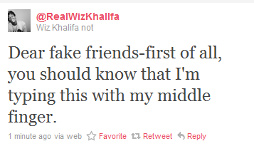 Wiz Khalifa Fake Friends Quotes Tumblr