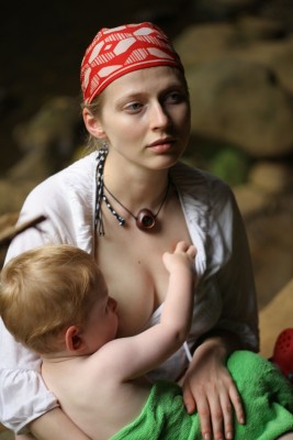 Women Breast Feeding In Public