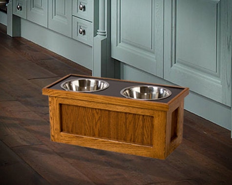 Wooden Dog Food Storage Bins