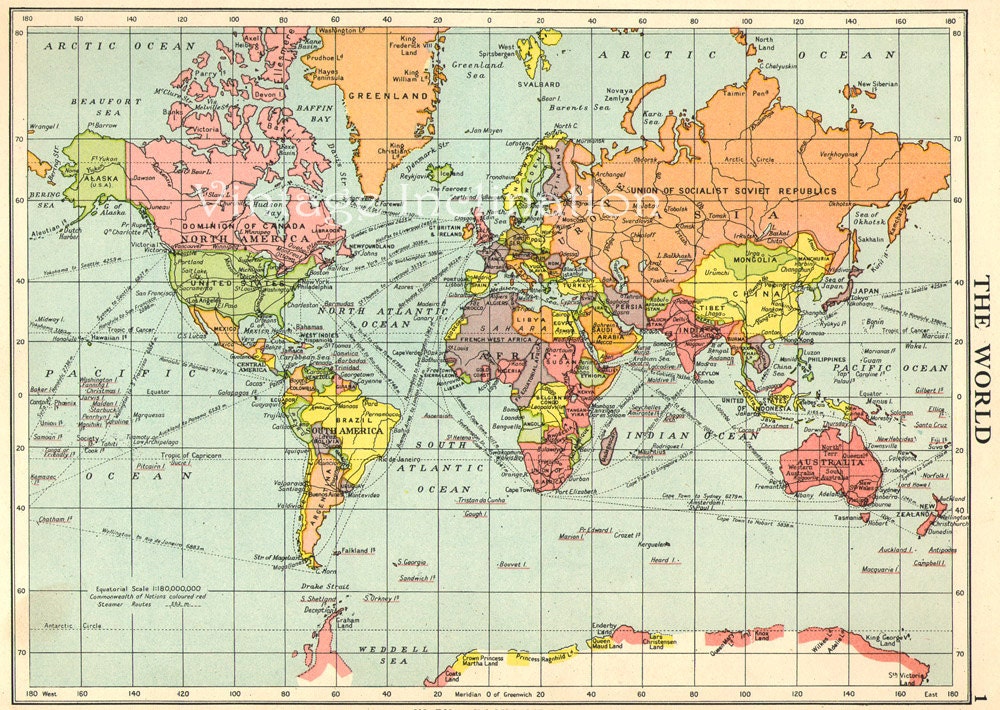 World Globe Map Images