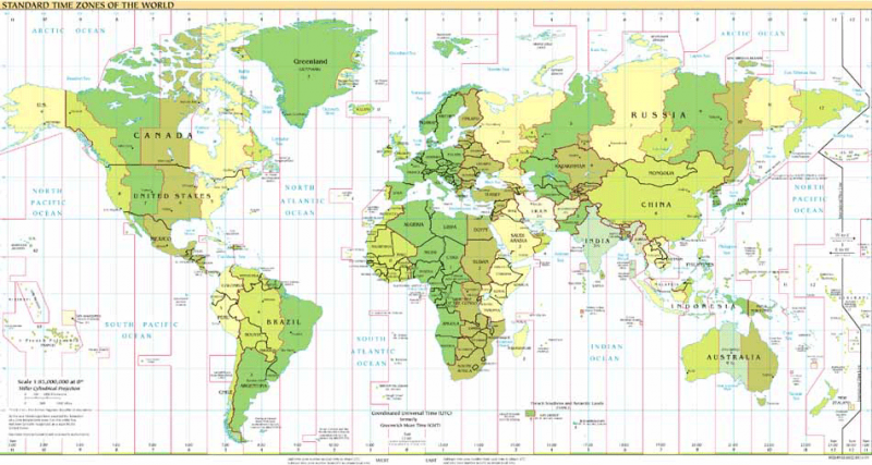 World Globe Map Labeled