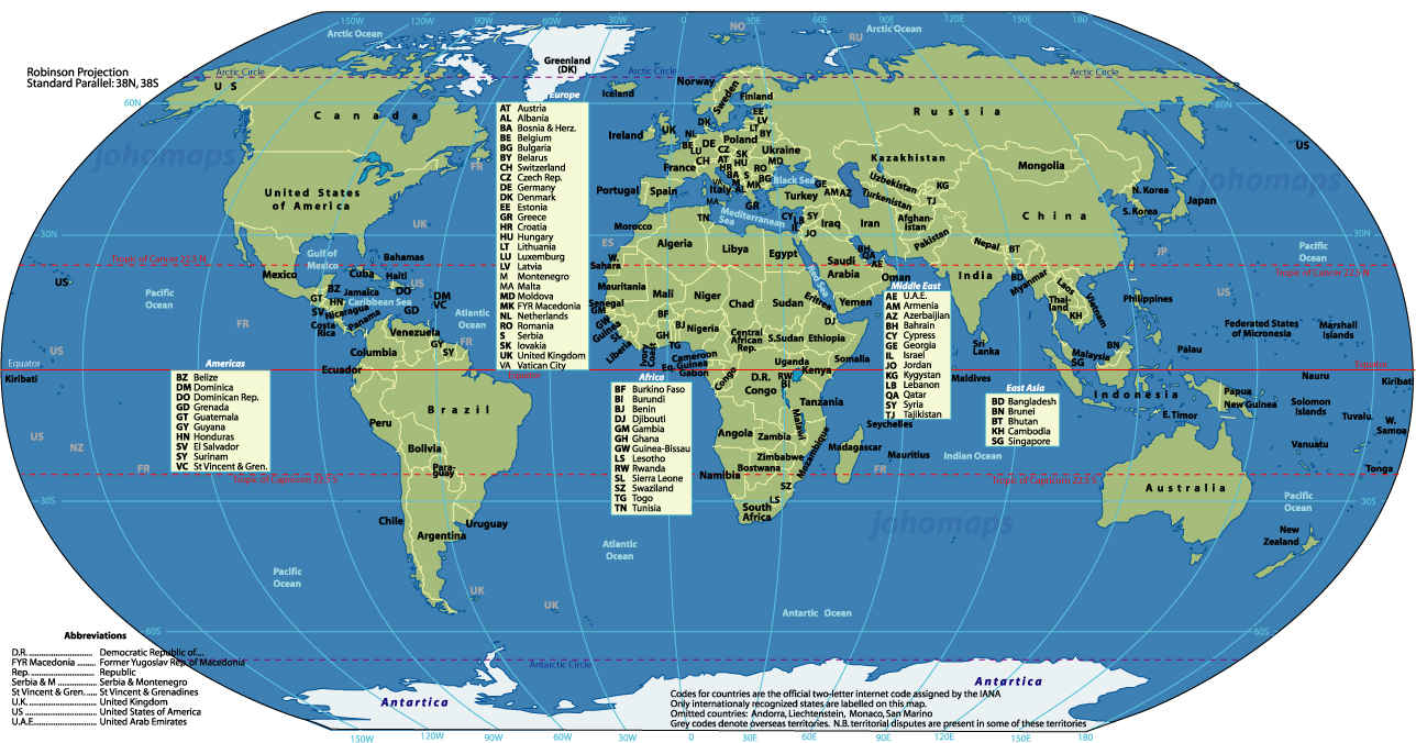 World Globe Map Online