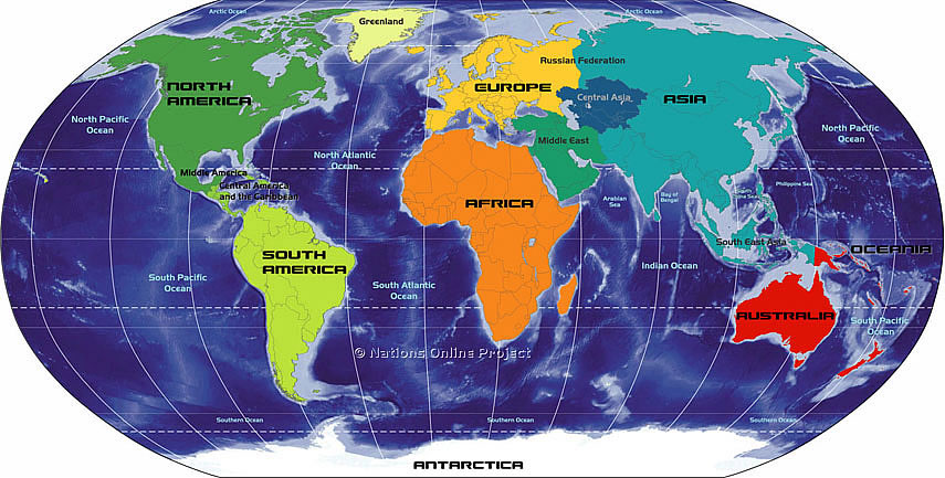 World Globe Map Online