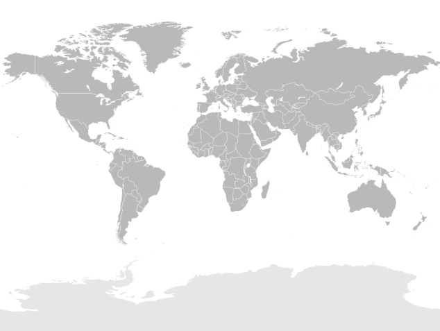 World Globe Map With Equator