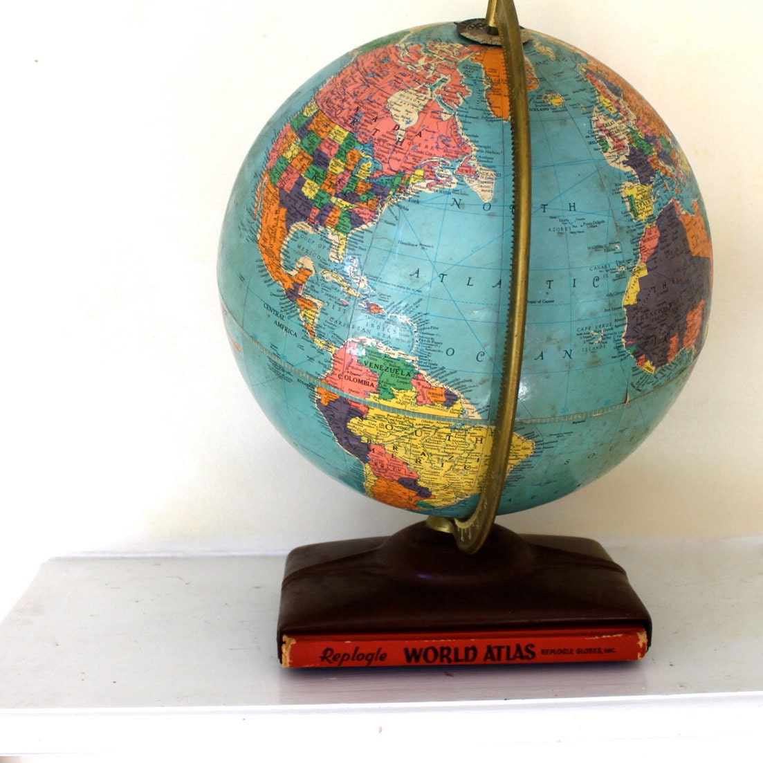 World Globe Map With Equator