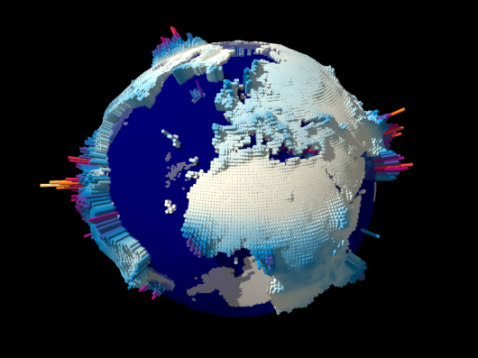 World Globe Map With Latitude And Longitude