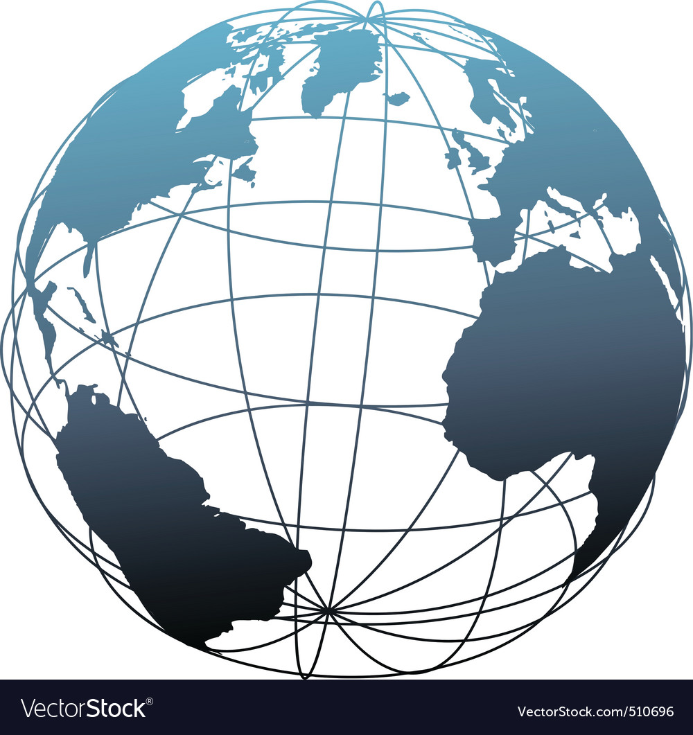 World Globe Vector Free Download