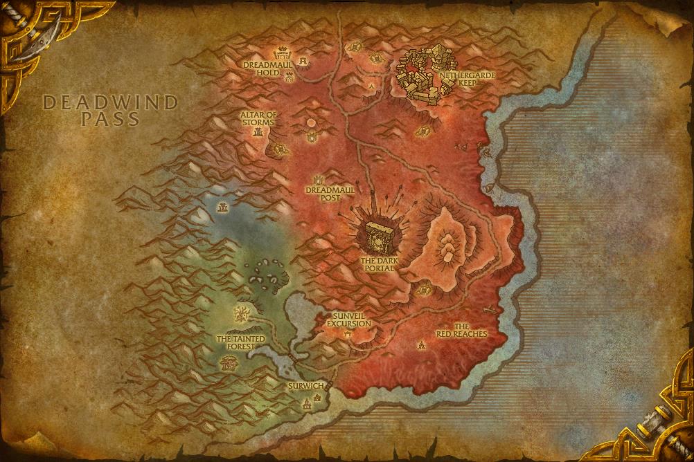 World Of Warcraft Map Cataclysm