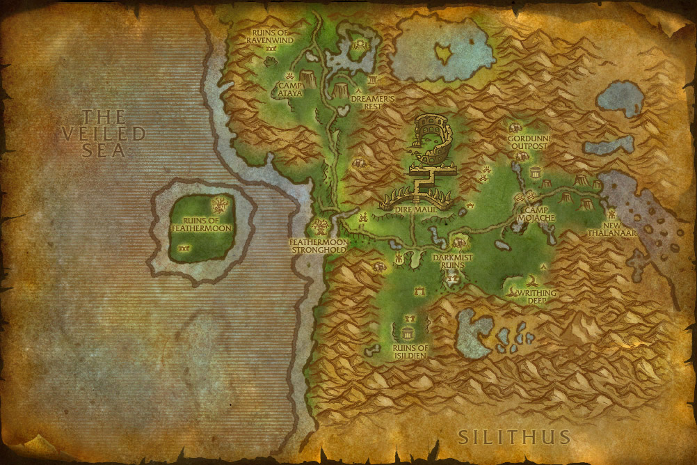 World Of Warcraft Map Cataclysm