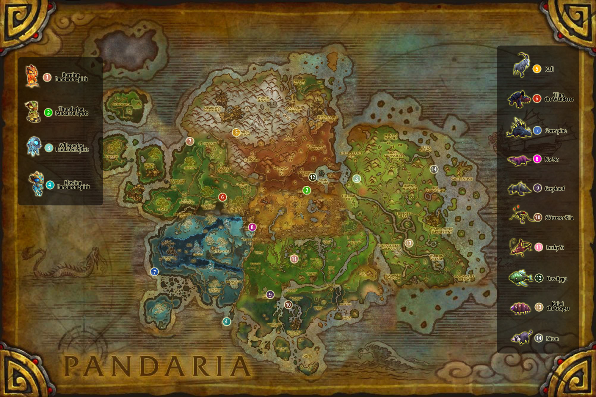 World Of Warcraft Map Pandaria