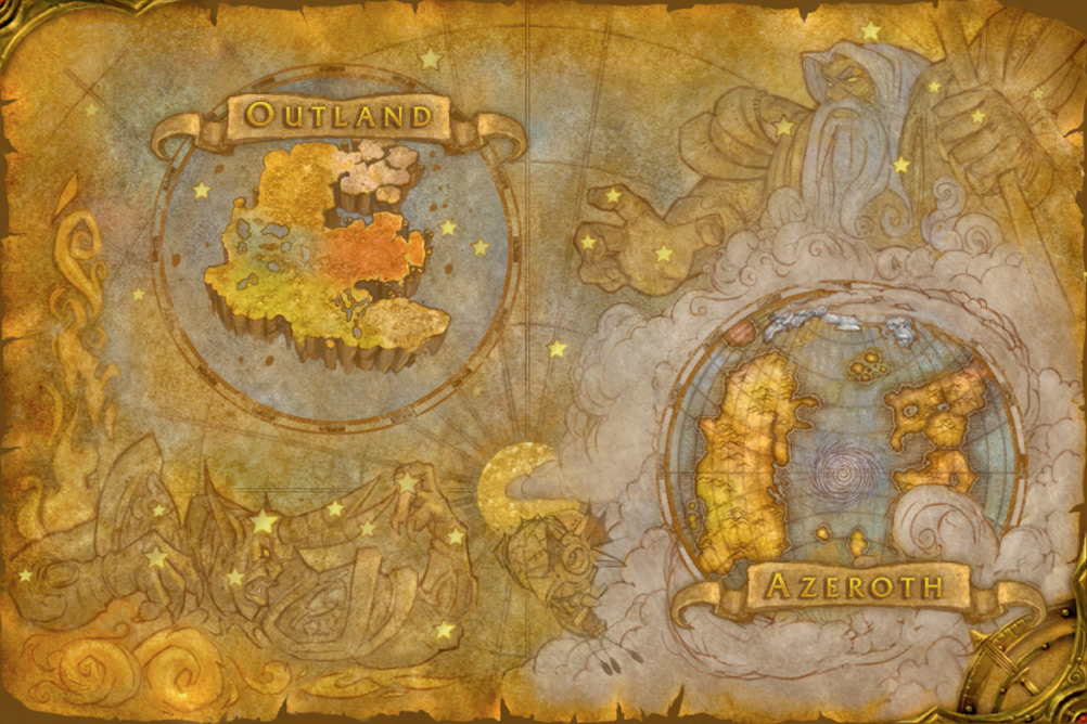 World Of Warcraft Map Wallpaper