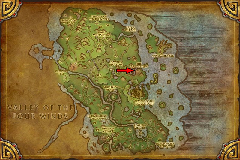 World Of Warcraft Mists Of Pandaria Map