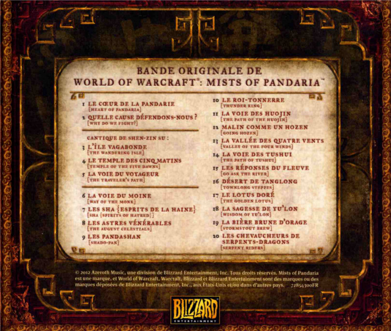 World Of Warcraft Mists Of Pandaria Soundtrack