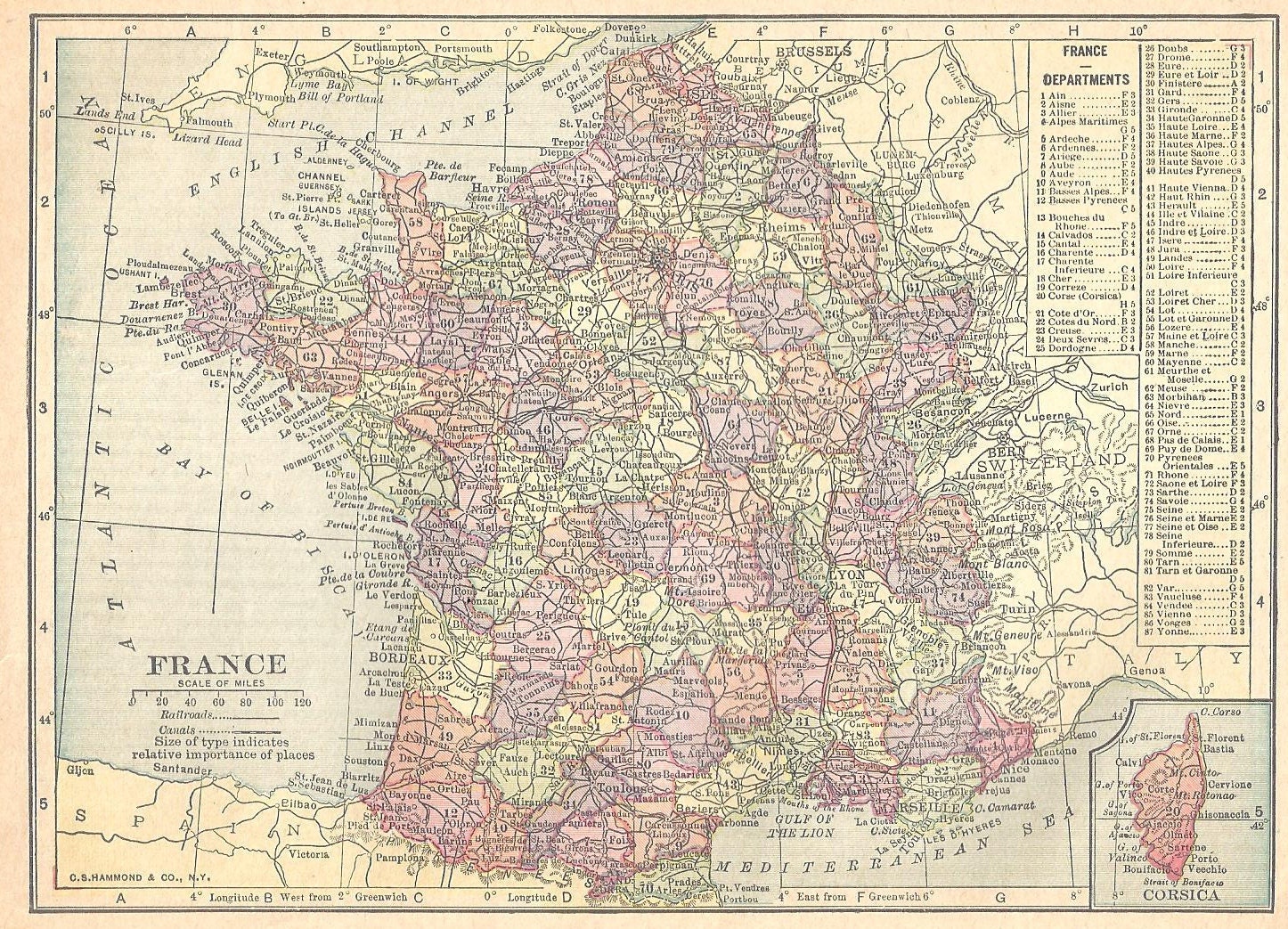 World War 1 Map France