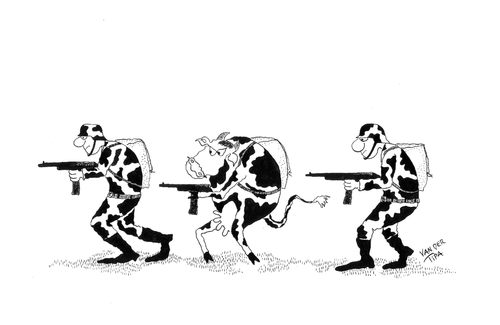 World War 1 Soldiers Cartoon