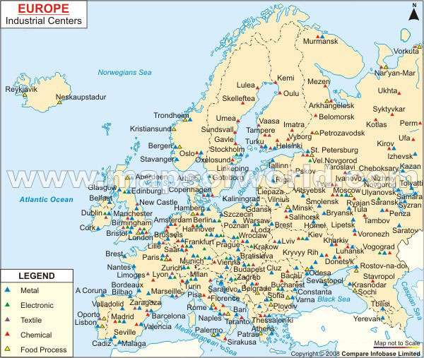 World War 2 Map In Europe And North Africa