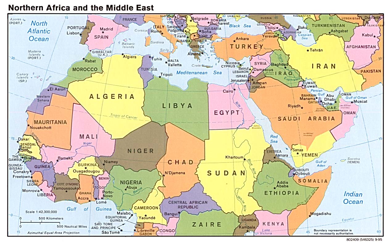 World War 2 Map In Europe And North Africa