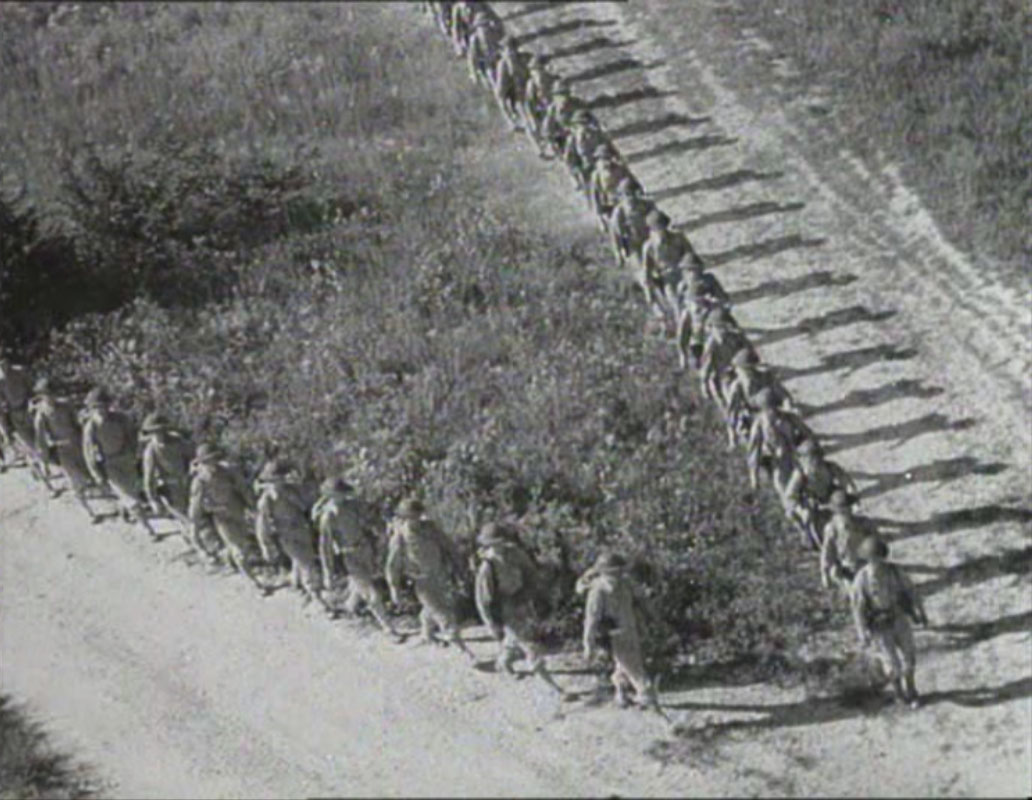 World War 2 Soldiers Marching