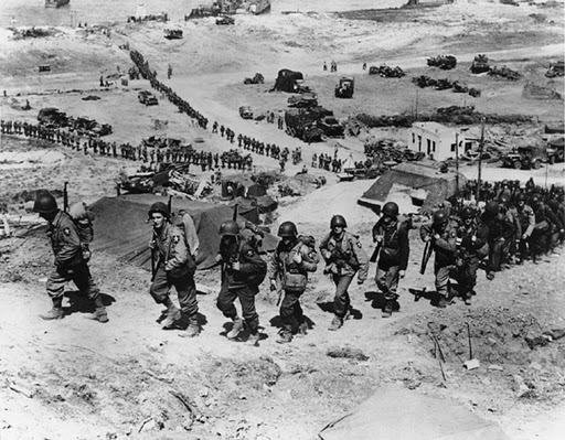 World War 2 Soldiers Marching