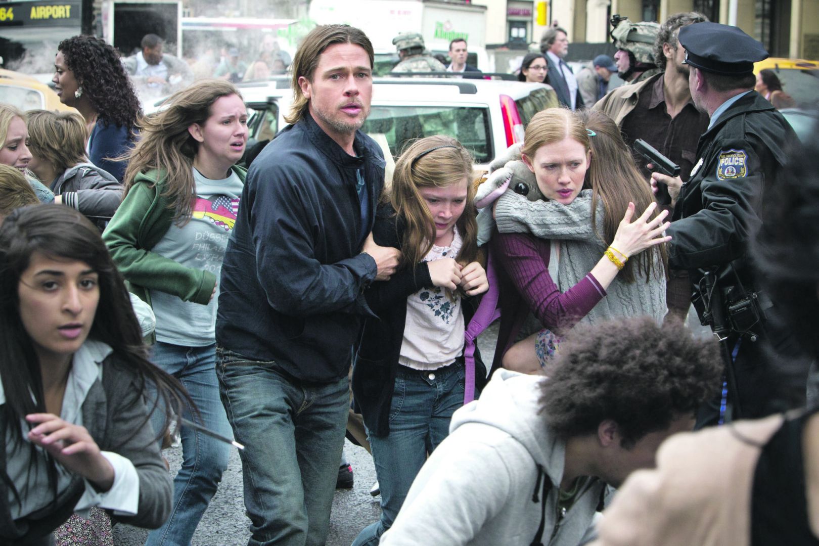 World War Z Movie Zombies Fast