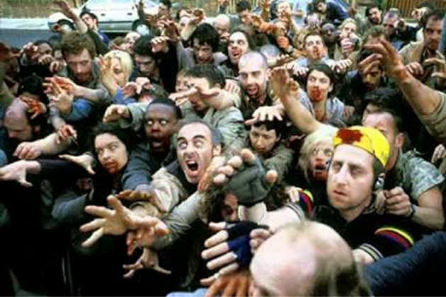 World War Z Movie Zombies Fast