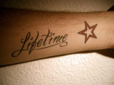 Writing Tattoos For Men On Forearm