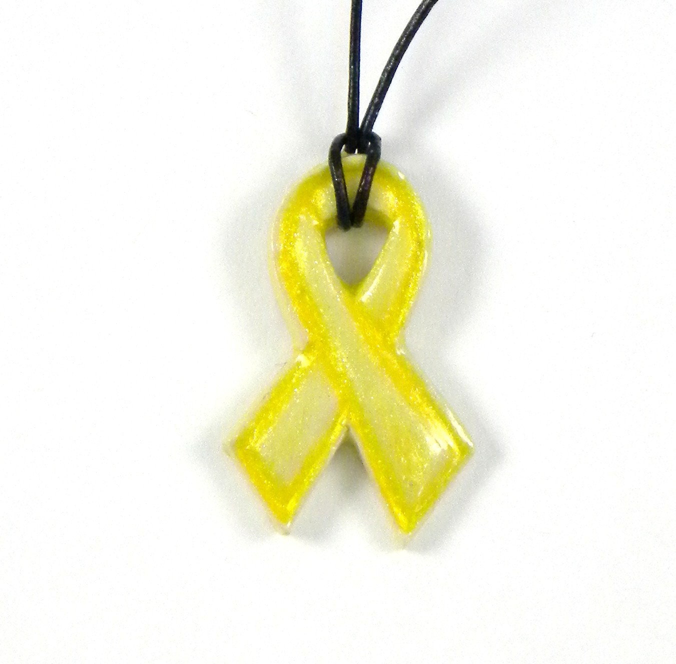 Yellow Support Our Troops Ribbon