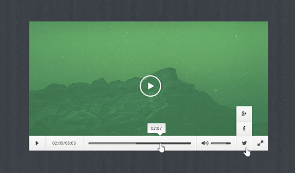 Youtube Video Player Psd